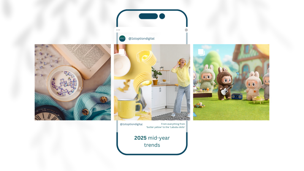 content carousel of social feed