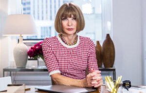 A photo of Anna Wintour, Vogue's Editor-in-chief of 37 years